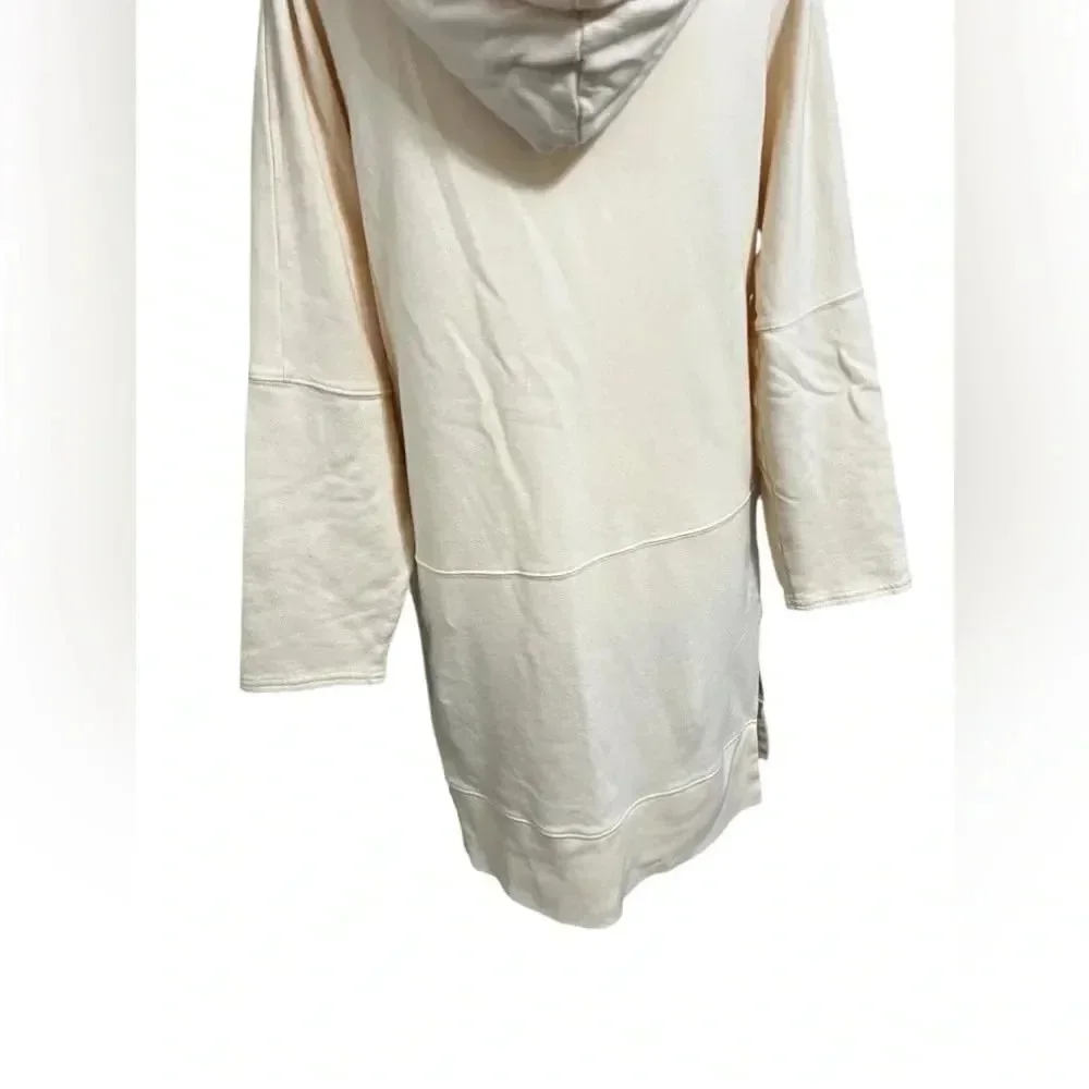 INTIMATELY free people small beach oversized hoodie cream